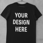 YOUR DESIGN HERE BLACK TEE